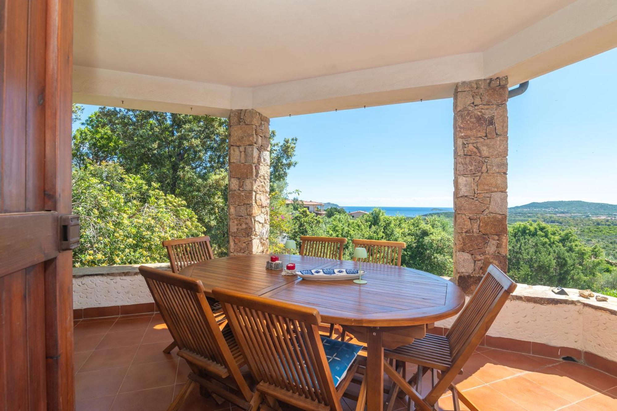 Villa Vista Mare Cala Ginepro Punta Molara Ngoại thất bức ảnh