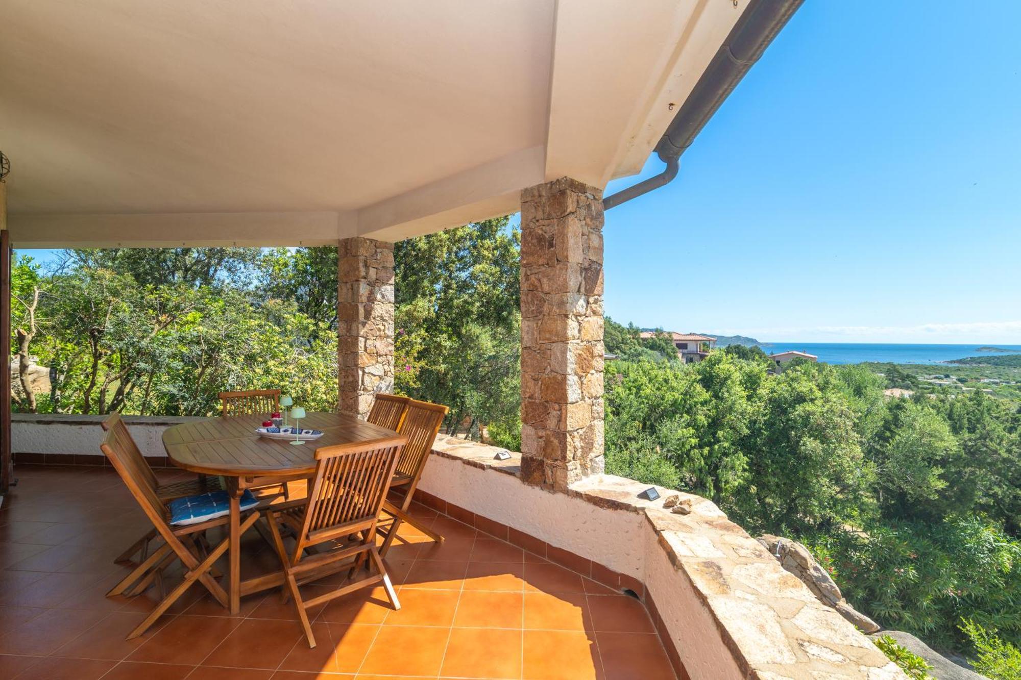 Villa Vista Mare Cala Ginepro Punta Molara Ngoại thất bức ảnh